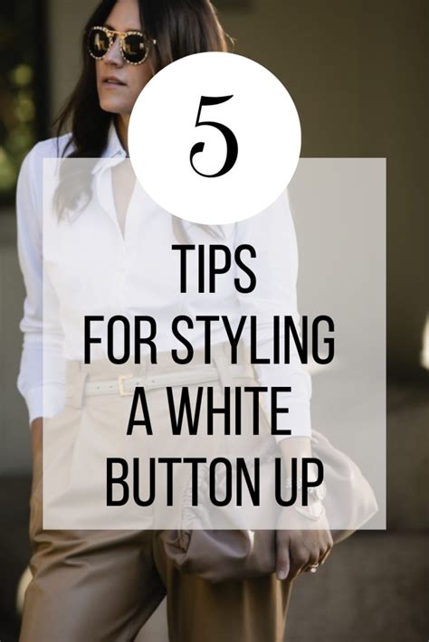 How To Style A White Button Up The Gray Details