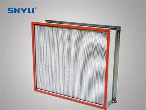 Stainless Steel Frame High Temperature HEPA Filter ULPA Air Filter For