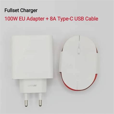 Oneplus W Supervooc Ultra Fast Charging Charger A Type C Usb Cable