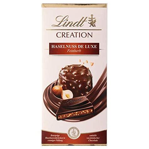 Lindt Schokolade Creation Haselnuss De Luxe Feinherb G Tafel