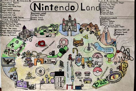 Nintendo Land - Theme Park Concept : r/imaginarymaps