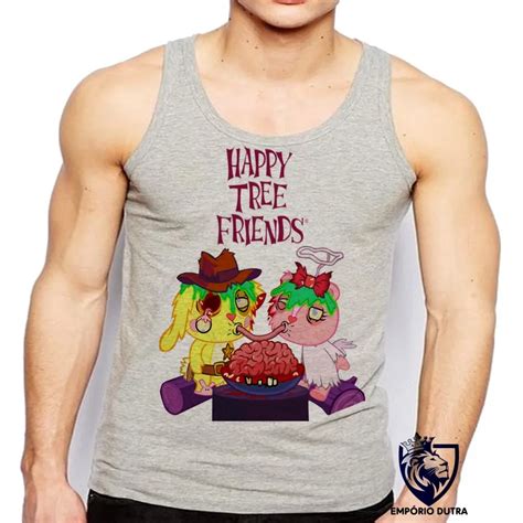 Emp Rio Dutra Camiseta Regata Adulto Ou Infantil Happy Tree Friends