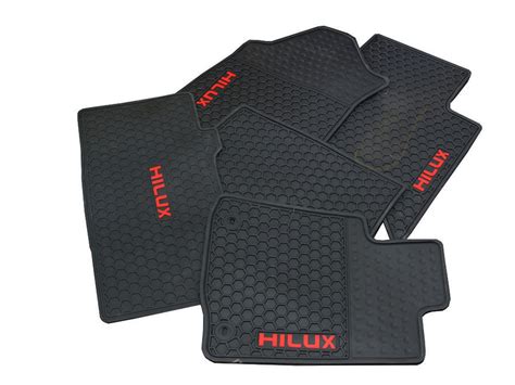 Toyota Hilux Revo Rubber Car Mats 5pc Set Autostyle Motorsport Online