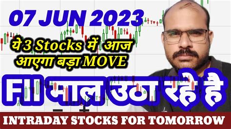 Daily Best Intraday Stocks 07 Jun 2023 Stocks To Buy Tomorrow