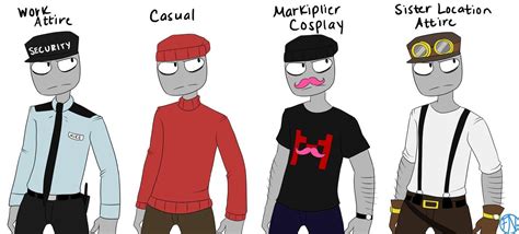 Mike Schmidt Outfits By Fnafnations Rebornica Fnaf Fnaf Fnaf Night Guards