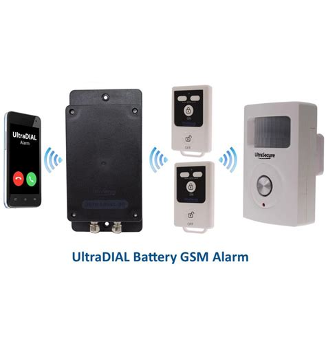 Battery Gsm Ultradial Alarm With X Bt Pir Barriers Uk