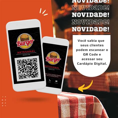 Cardápio digital interativo online e offline QRcode no Elo7 MH