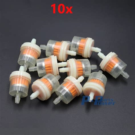 10x Atv Motorcycle Clear Inline Gas Carburetor Fuel Filter 14 6mm 7mm