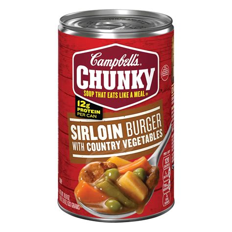 Campbell's Chunky Sirloin Burger with Country Vegetables Soup - Shop ...