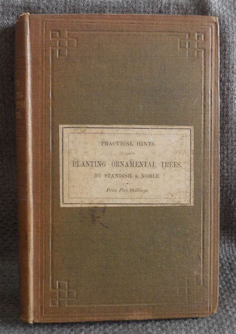 1852 Rare Planting Ornamental Trees By Standish And Noble Etsy Uk