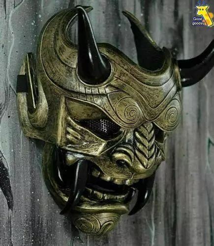 Halloween Japanese Hannya Demon Oni Samurai Noh Kabuki Prajna Devil