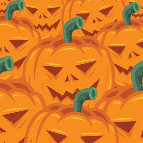 Premium Vector Scary Pumpkin Halloween Trick Or Treat Vector Illustration Jack O Lantern