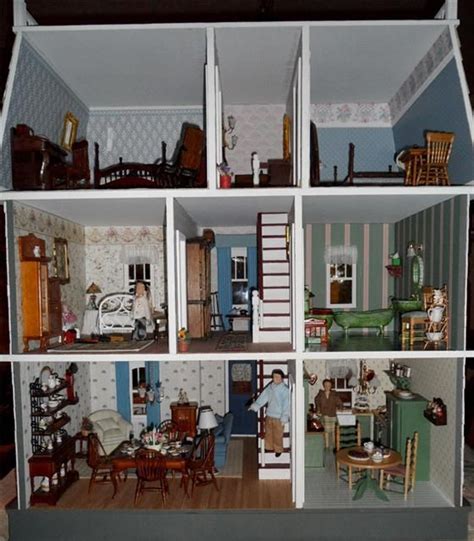 Rgt Georgian Dollhouse Dolls House Interiors Doll House House