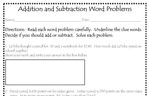 Free 2nd Grade Math Word Problem Worksheets — Mashup Math Worksheets Library