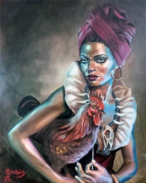 Voodoo Queen Black Women Art Black Art Black Girls Painting Above