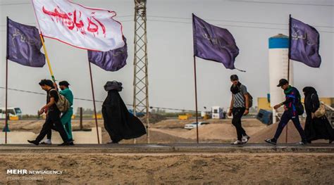 في رحاب زوار المسيرة الاربعينية