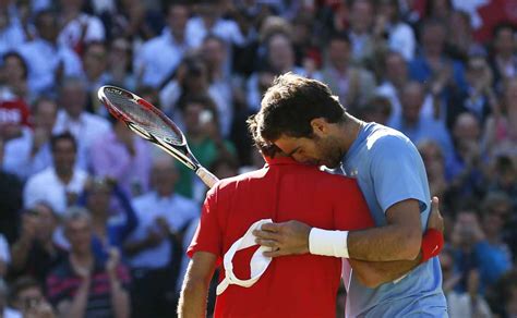 Federer Vs Del Potro Images Epic Tale Of Grit Sweat And Tears Sports