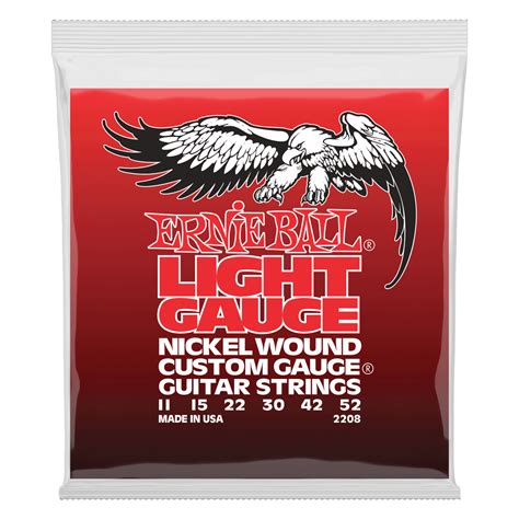 Nickel Wound Custom Gauge Electric Guitar Strings | Ernie Ball