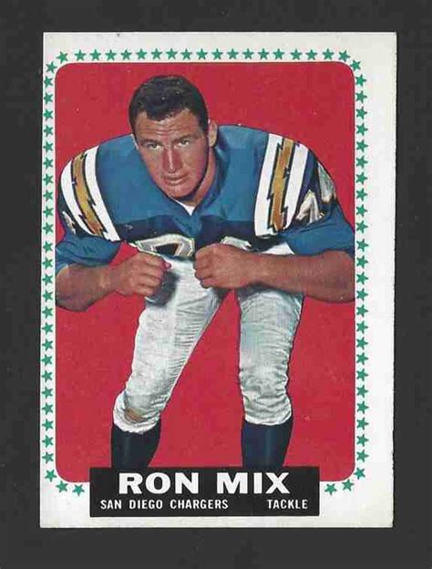 Sportlots Auctions 1964 Topps Ron Mix Sp Hof 168 Chargers