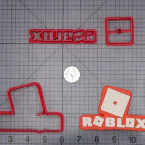 Roblox Logo 266-I882 Cookie Cutter Set | JB Cookie Cutters