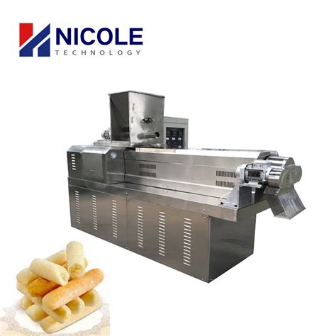 Food Flavoring Puff Extruded Flavor Puffed Corn Snacks Making Machine