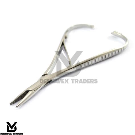 X5 Dental Mathieu Needle Holder Forceps Orthodontic Elastic Hole Notch