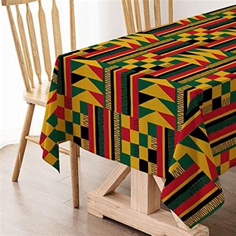 Happy Kwanzaa Table Cloth Black History Month Tablecloth African