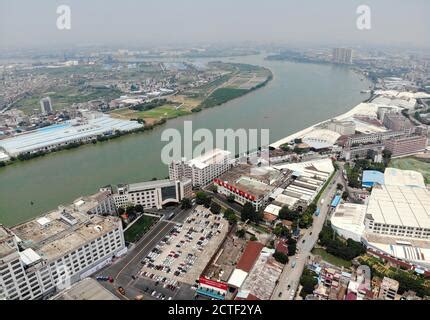 An aerial view of Foshan city, south China's Guangdong province, 21 ...