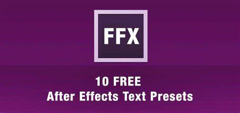 The Best Free Presets For After Effects Free Php