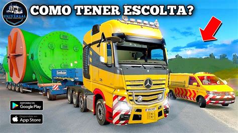 Como Tener Escolta Universal Truck Simulator Juego De Camiones