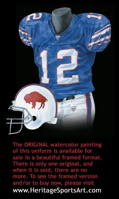 Buffalo Bills Uniform and Team History | Heritage Uniforms and Jerseys ...