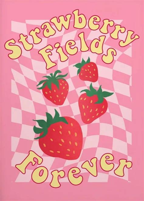 Strawberry Fields Forever The Beatles Poster Artofit