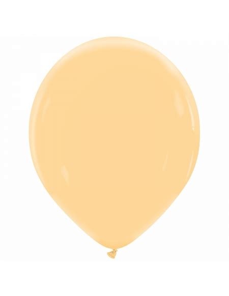 Globos Latex Redondos Premium Pastel 36cm Naranja Albaricoque Bolsa 50