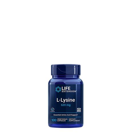 Life Extension L Lysine 620 Mg 100 Kapszula Gymstore Hu Fitness és Bodybuilding Webáruház