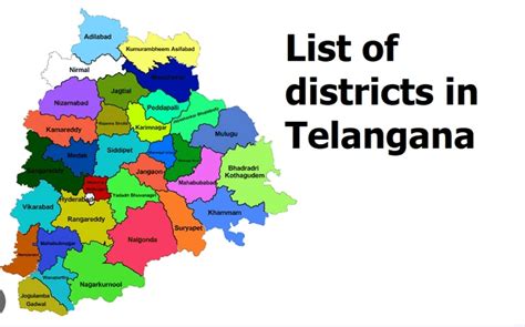 List Of Districts Of Telangana In 2022 Thetotalnet