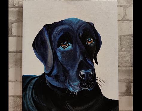 Dog paintings on Behance