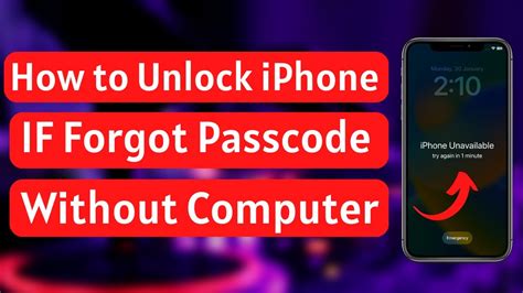 How To Unlock Iphone If Forgot Password Without Computer Unlock