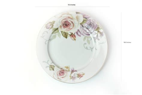 Viola Floral Ensemble Porcelain Dinner Set Of Viola Luxury