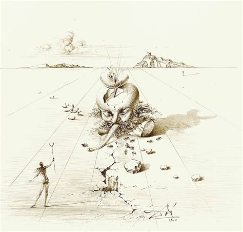 Salvador Dali Drawing Tuttart Pittura Scultura Poesia Musica