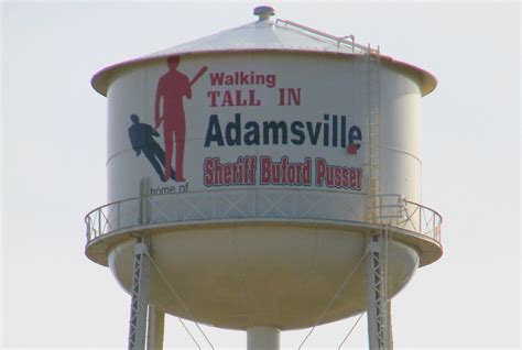 Walking Tall In Adamsville Water Tower Sheriff Buford Puss Flickr