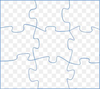 Estructura De Rompecabezas De Piezas Jigsaw Puzzle Blank