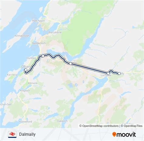 Scotrail Route Schedules Stops Maps Dalmally Updated