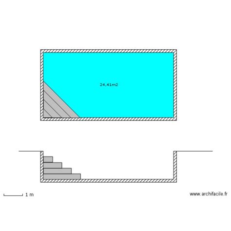 Plan En Coupe Piscine Plan Dessin Par Goldwell