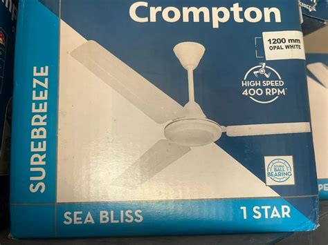 Crompton Opal White Ceiling Fan At Rs Piece Bill Vadodara Id