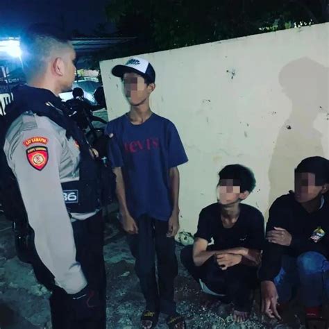 Polisi Tangkap 9 Remaja Bawa Sajam Di Bekasi