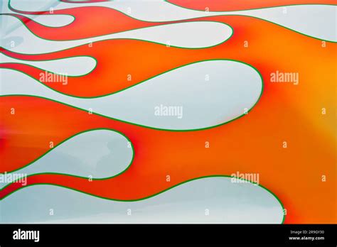 Custom Paint Hot Rod Car Tif Stock Photo Alamy