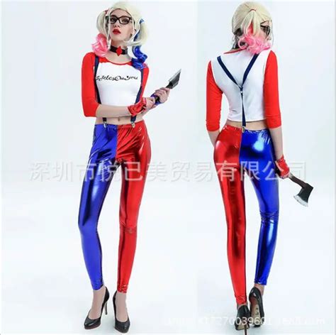 New Batman Suicide Squad Harley Quinn Cosplay Costumes Woman Coats