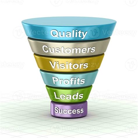 funnel graph chart  stock photo  vecteezy