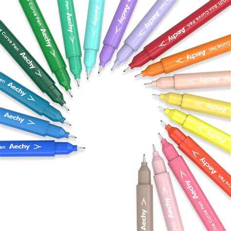 Snapklik Aechy Pcs Curve Highlighter Pen Set Dual Tip Marker Pens