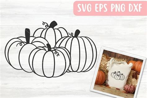 Pumpkin Outline Svg Cut File 2113832